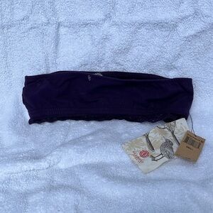 Purple Element bandeau bra